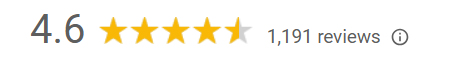 4.6 Star review for a dispensary 